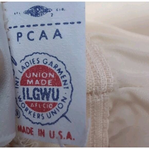 Nordstrom Half Slip 25 Inch Womens VTG Sz M (XXS-S Today) Beige Dress Skirt READ - Picture 5 of 13